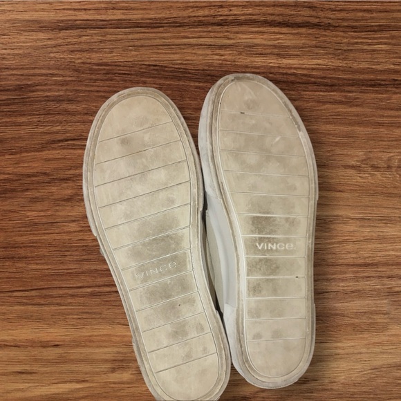 Vince Cage Suede Platform Sneakers. Sz 6. Beige. - Picture 9 of 14